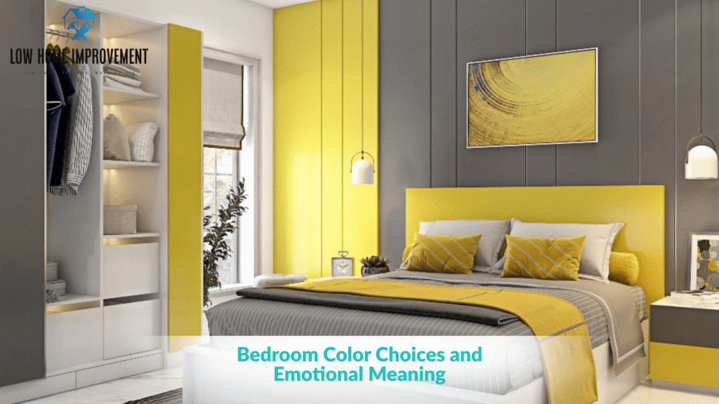 Bedroom Color Choices and Emotional Meaning