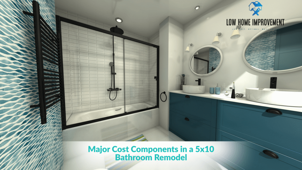 Major Cost Components in a 5x10 Bathroom Remodel