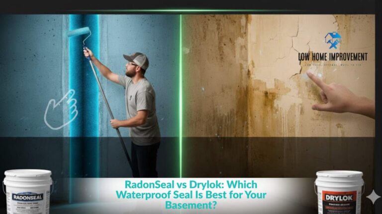 RadonSeal vs Drylok: Which Waterproof Seal Is Best for Your Basement? RadonSeal vs Drylok: Which Waterproof Seal Is Best for Your Basement?