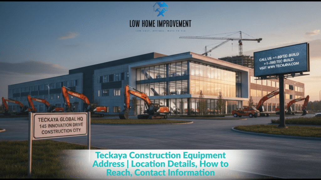 Teckaya Construction Equipment Address | Location Details, How to Reach, Contact Information