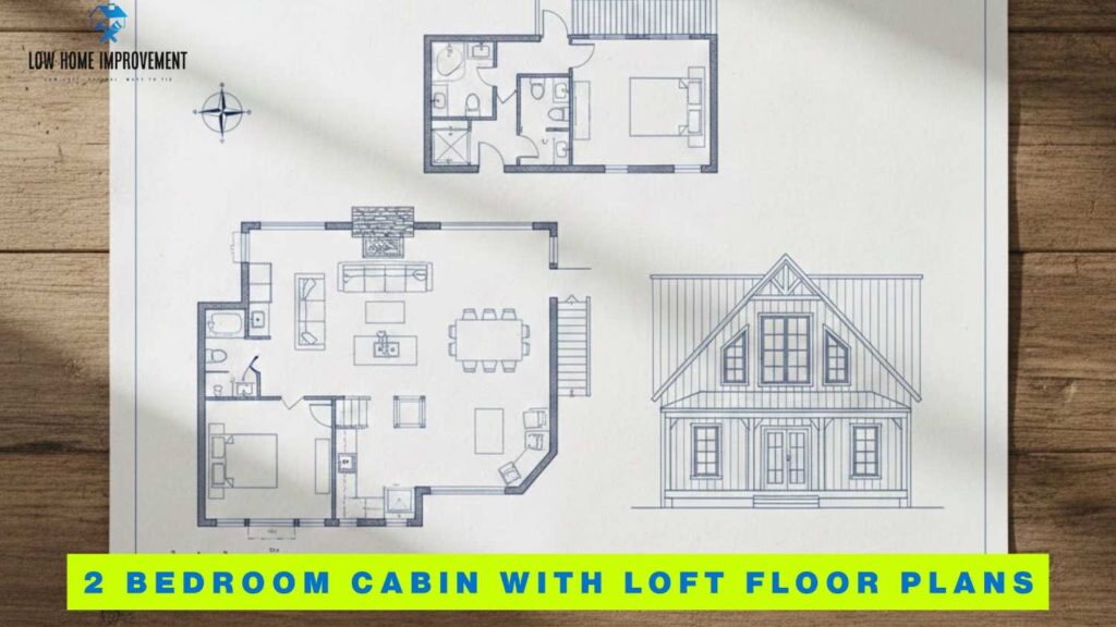 2 Bedroom Log Cabin Floor Plans With Loft