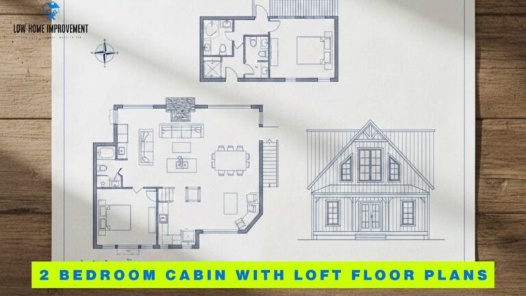 2 Bedroom Log Cabin Floor Plans With Loft