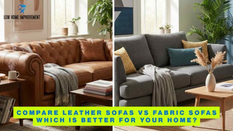 Compare Leather Sofas vs Fabric Sofas: Which Is Better for Your Home? Compare Leather Sofas vs Fabric Sofas
