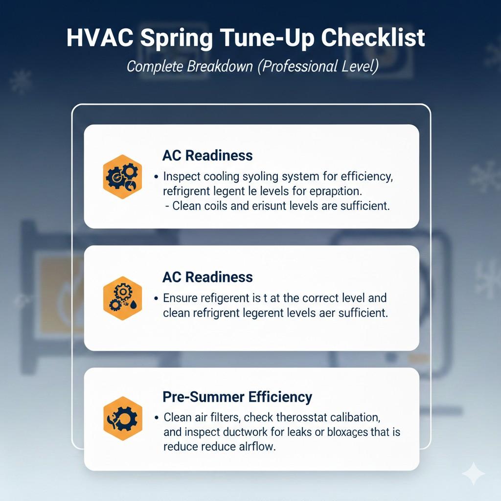 HVAC Spring Tune-Up Checklist
