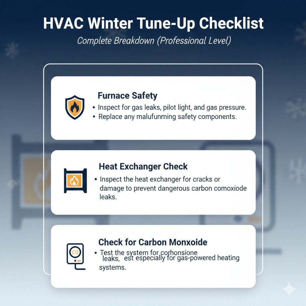 HVAC Winter Tune-Up Checklist