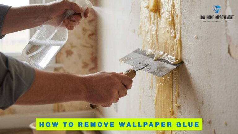 How to Remove Wallpaper Glue