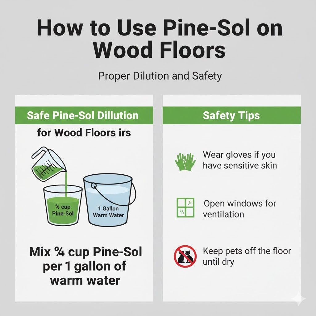How to Use Pine-Sol on Wood Floors