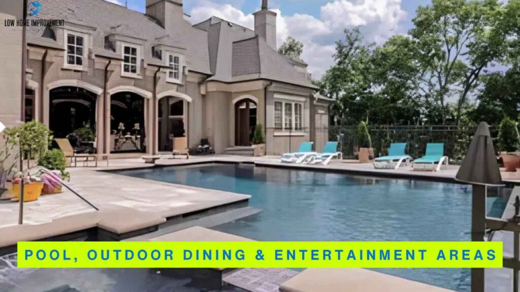 Kirk Herbstreit’s Tennessee house outdoor pool area