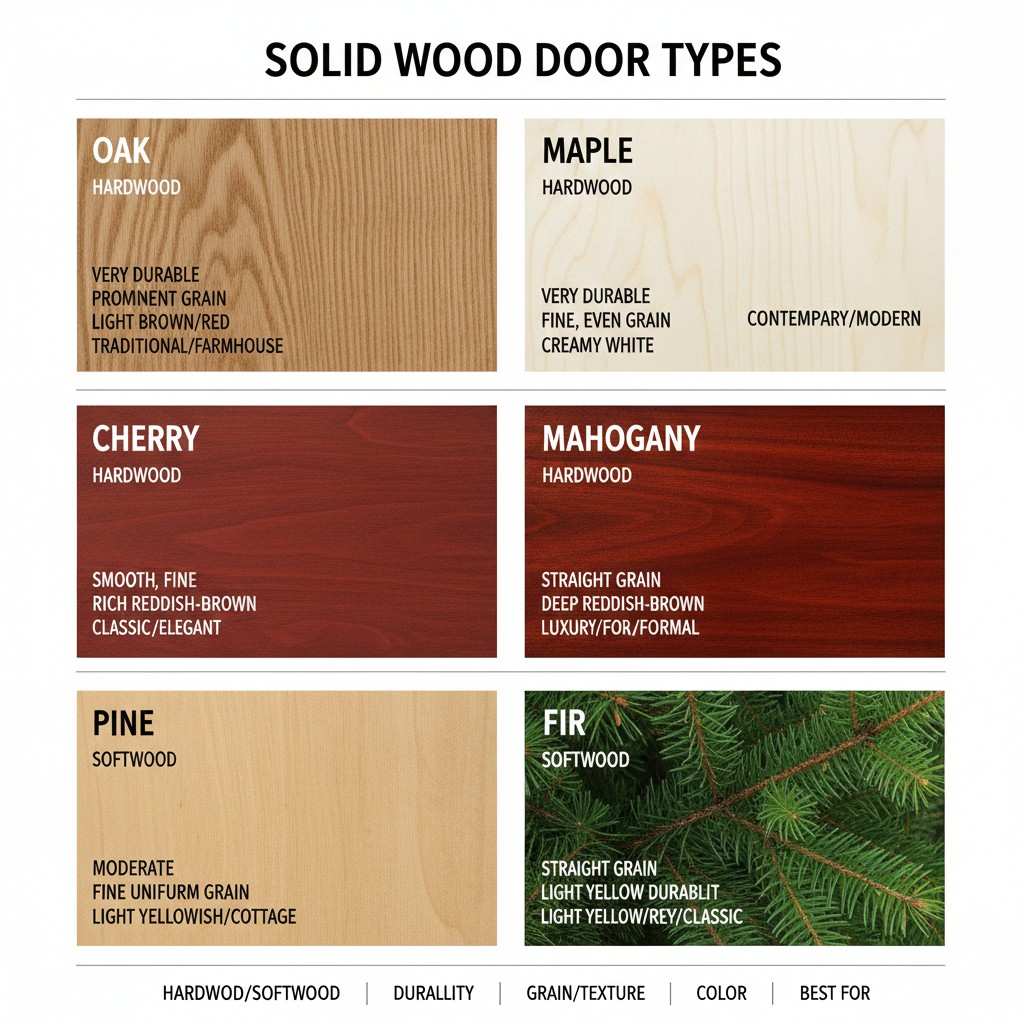 Types of Solid Wood for Doors