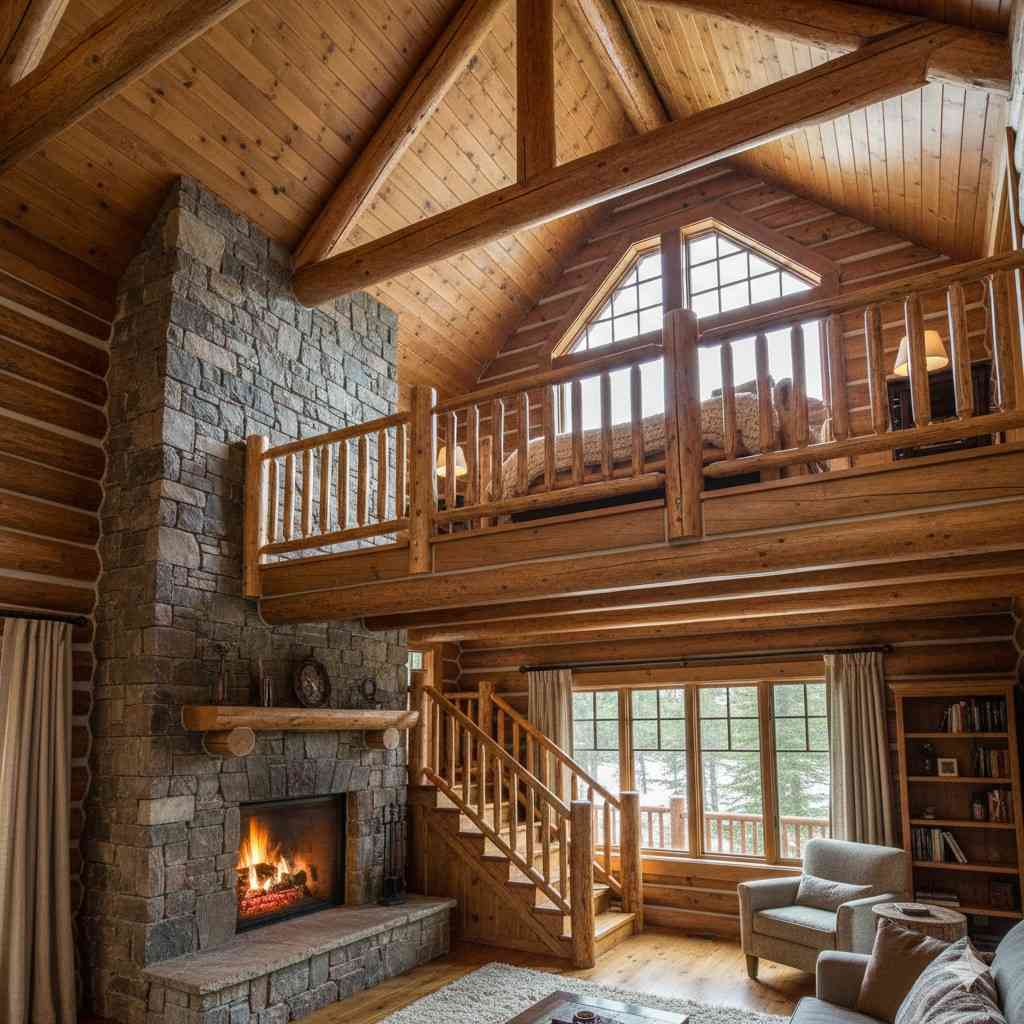 Small 2 Bedroom Cabin Floor Plans With Loft (Under 1,200 Sq Ft)