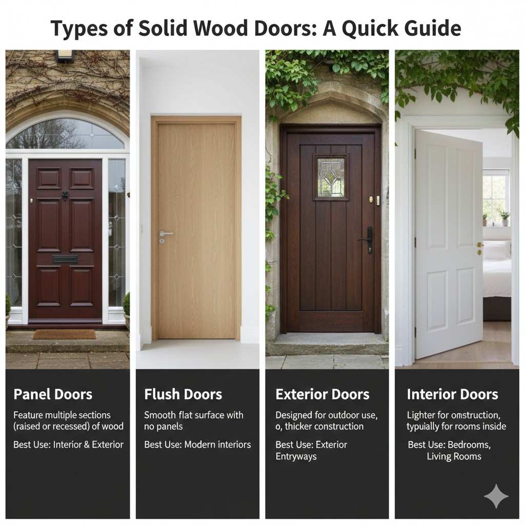 Types of Solid Wood Doors