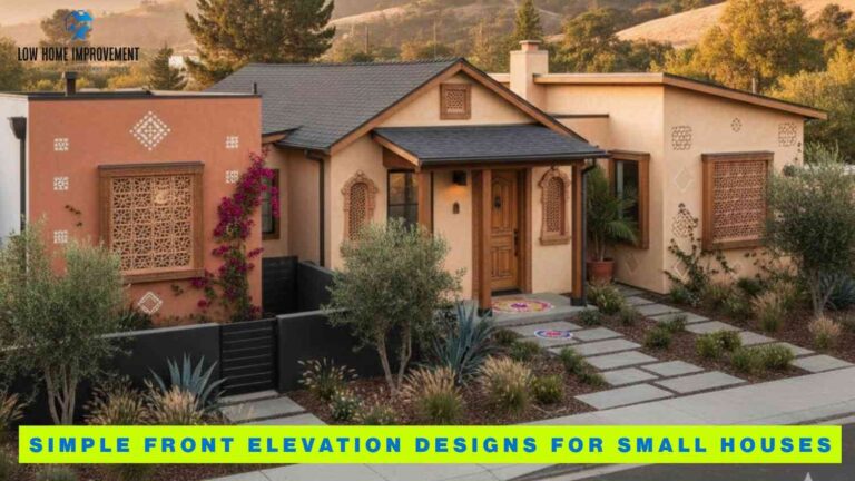 Simple Front Elevation Designs for Small Houses