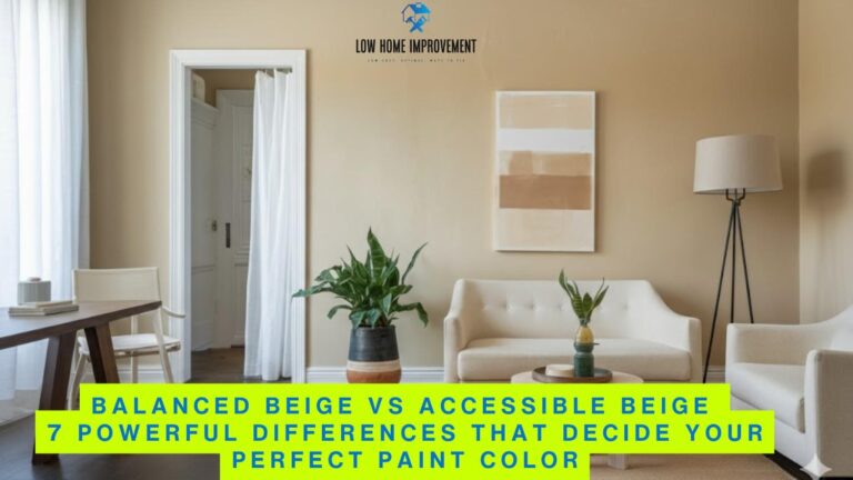 Balanced Beige vs Accessible Beige