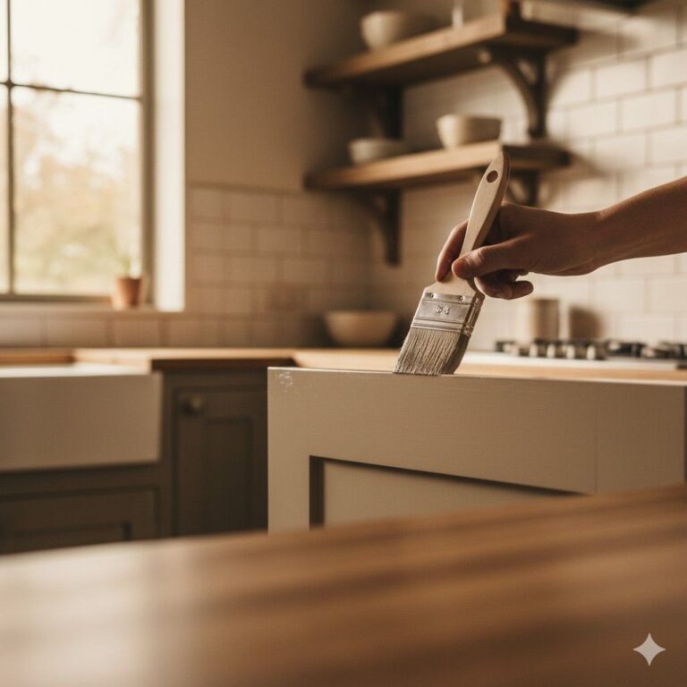 Chalk Paint for Kitchen Cabinets