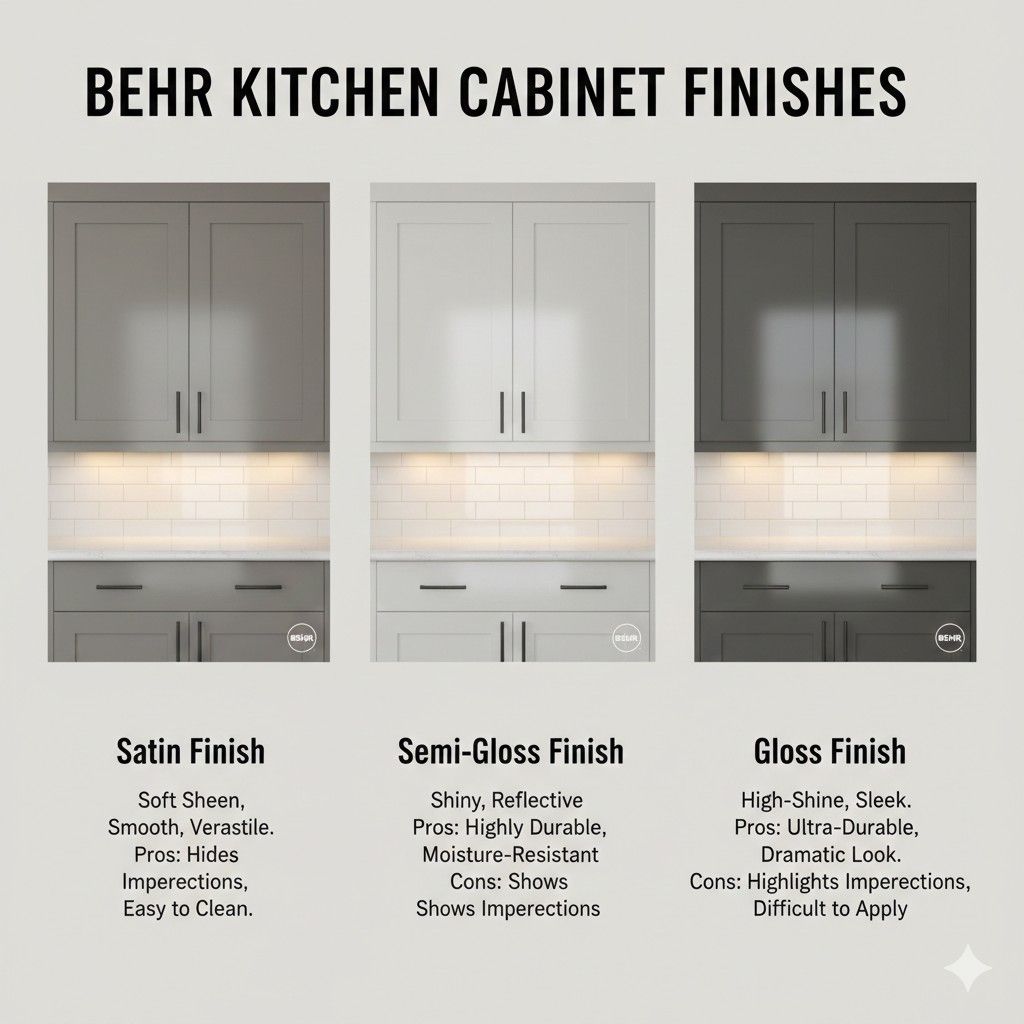 Best Finishes for Behr Paint on Kitchen Cabinets