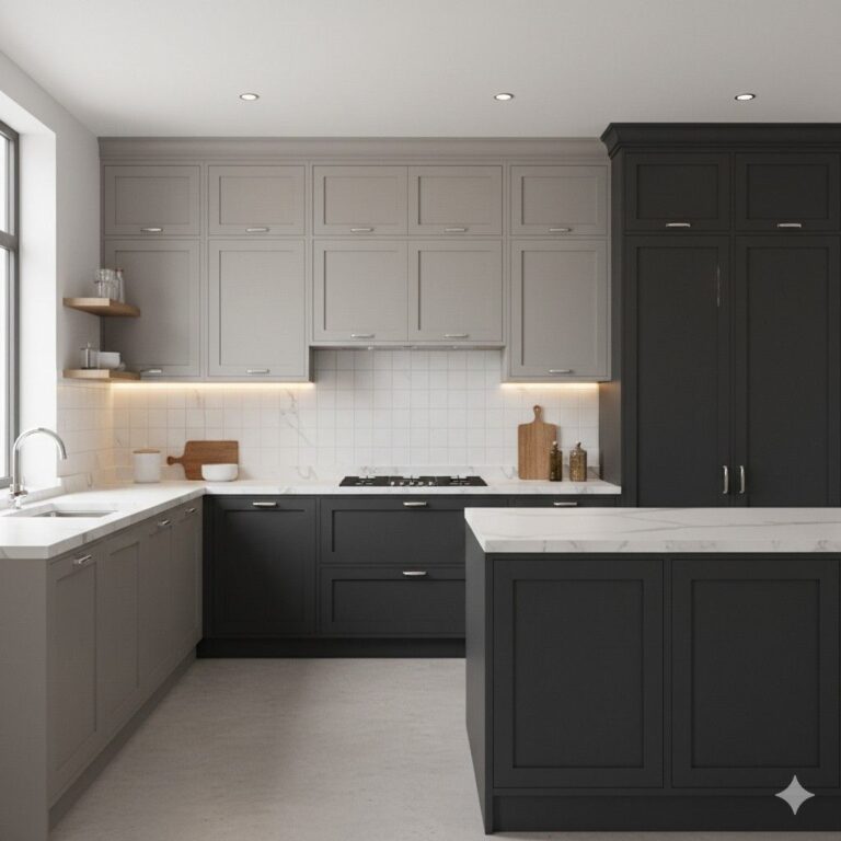 Grey Paint for Kitchen Cabinets