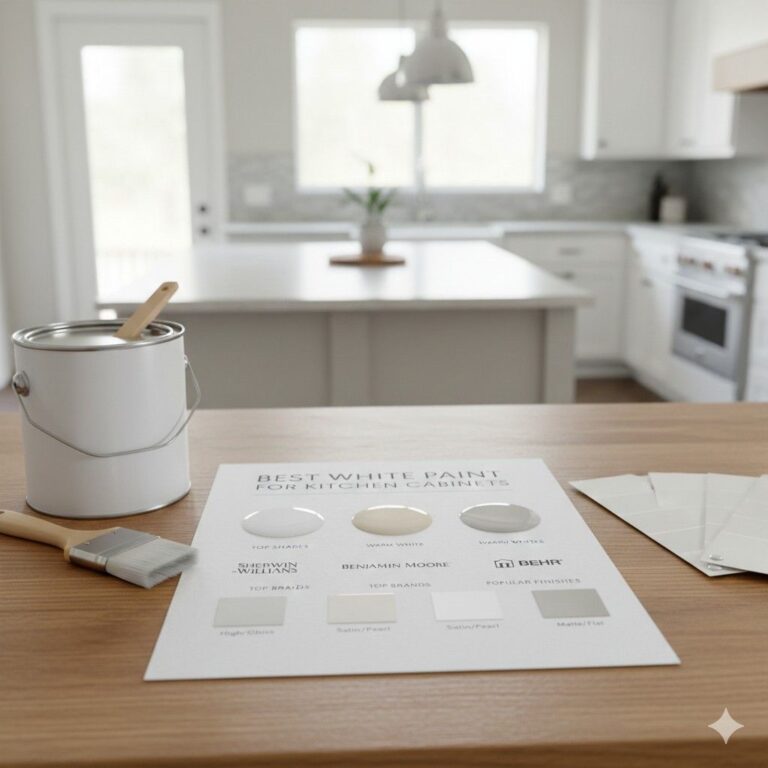 Best White Paint for Kitchen Cabinets