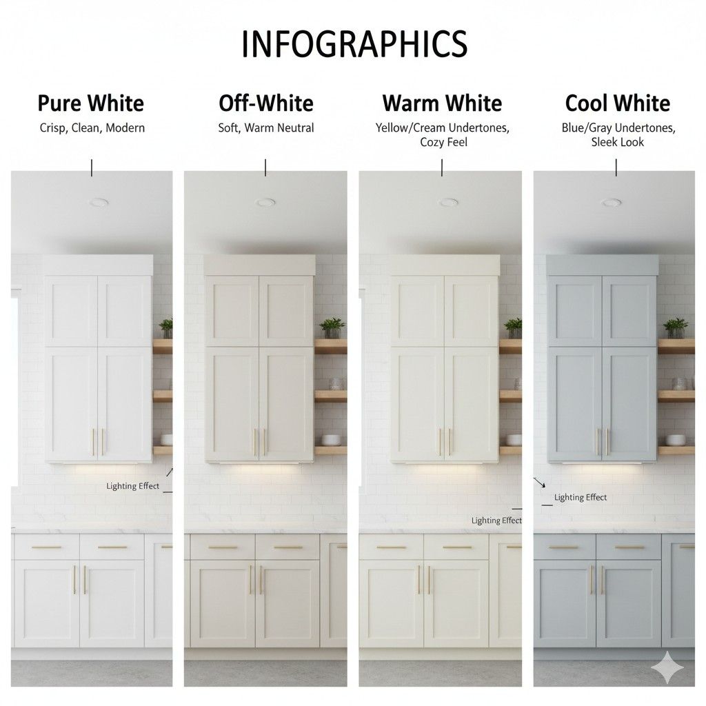 Importance of Choosing the Right White for Kitchen Cabinets