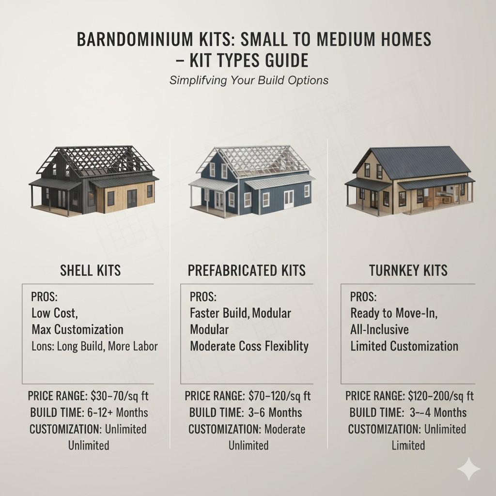 Barndominium Kit Types