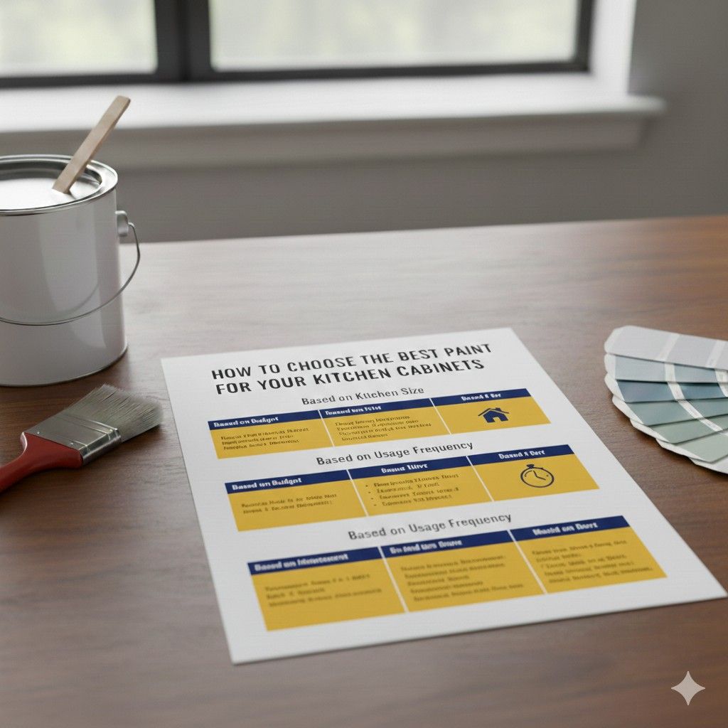 How to Choose the Best Paint for Your Kitchen Cabinets