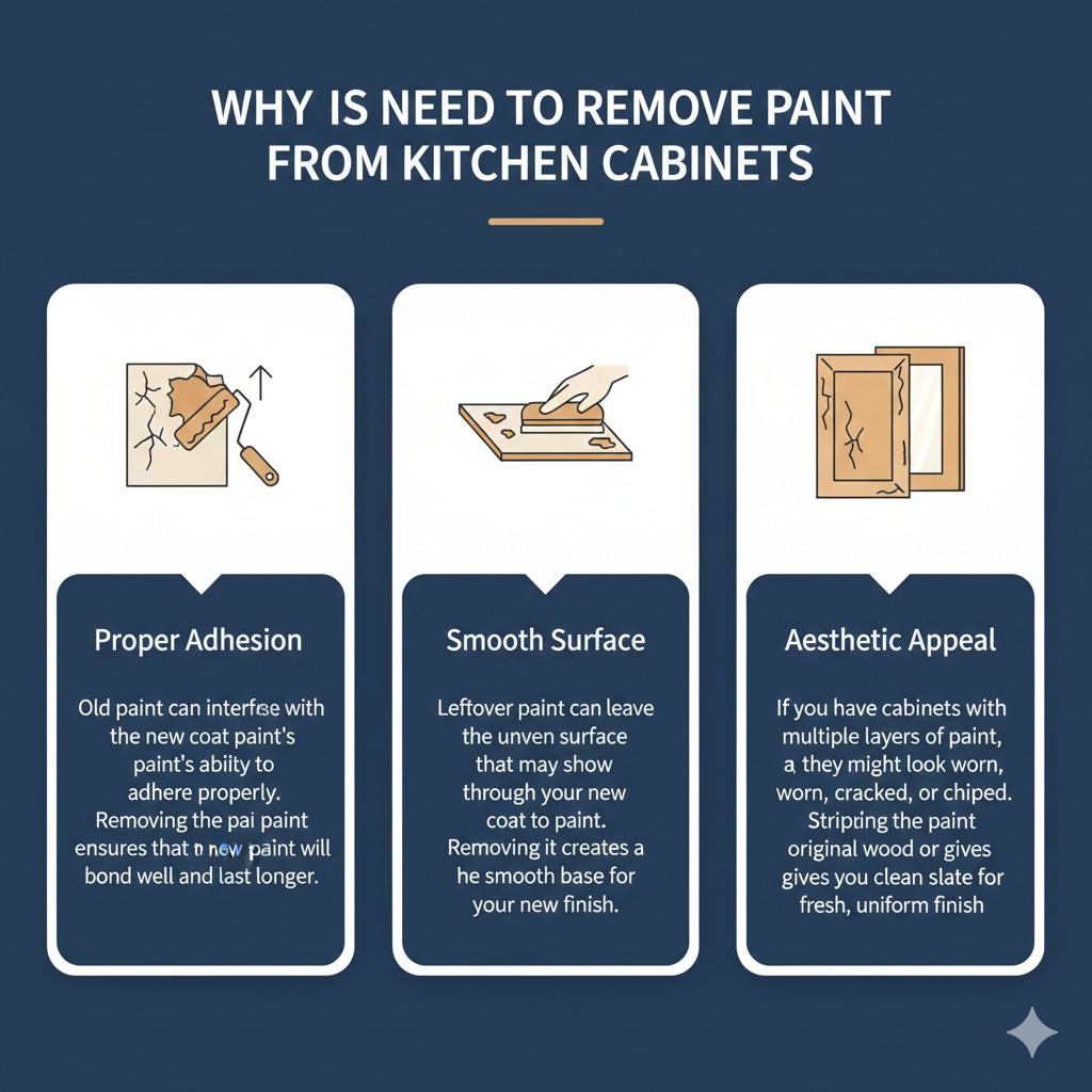 Why You Need to Remove Paint from Kitchen Cabinets