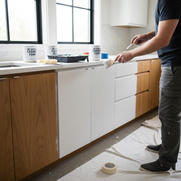 Paint for Kitchen Cabinets Without Sanding