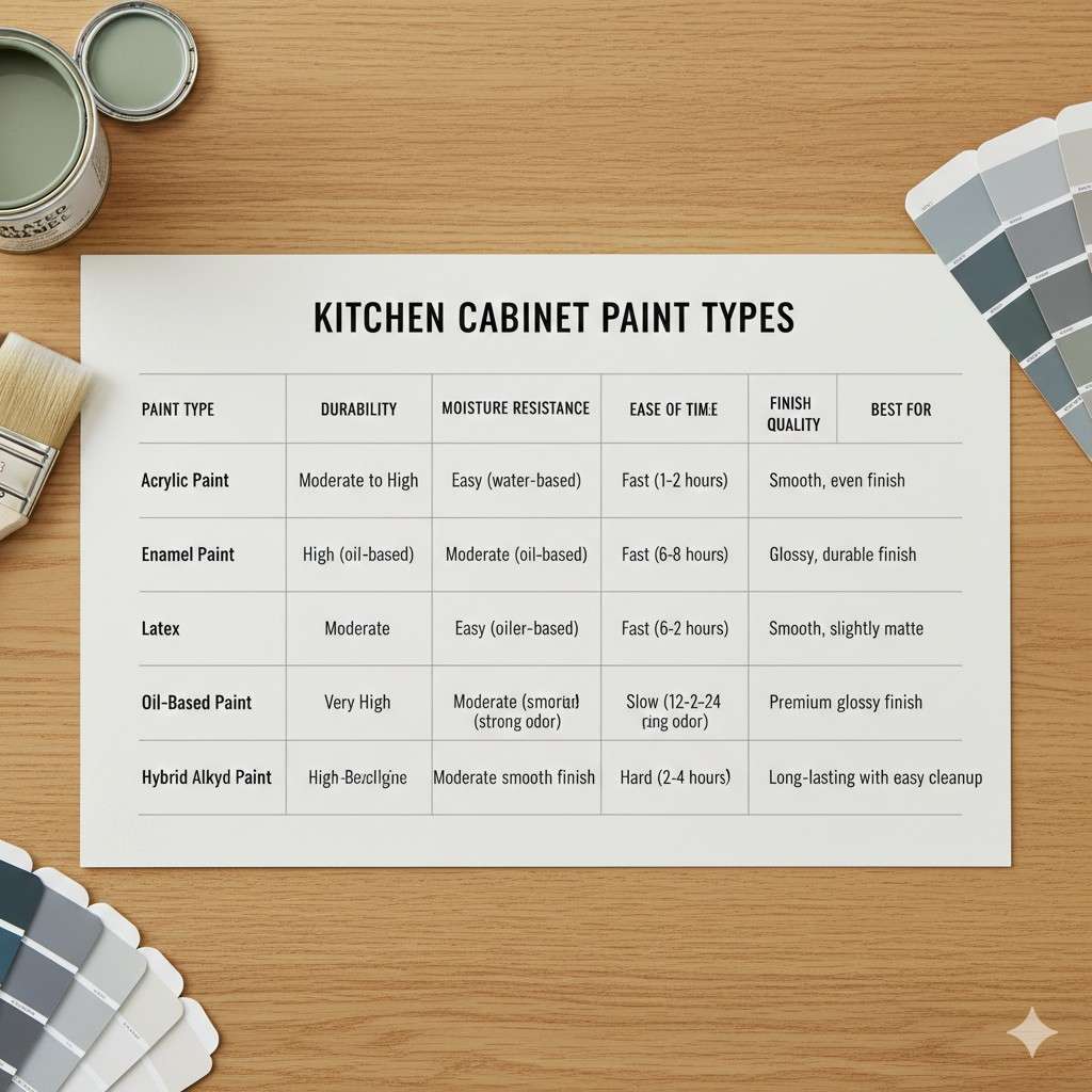 type of paint for kitchen cabinets