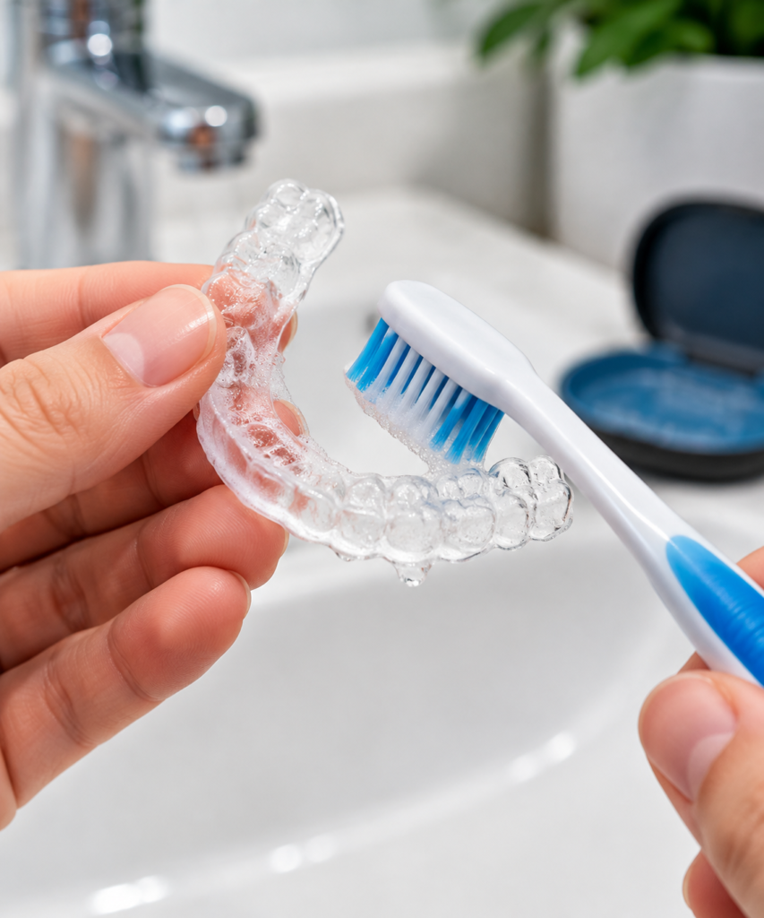 How to clean Invisalign aligners every day